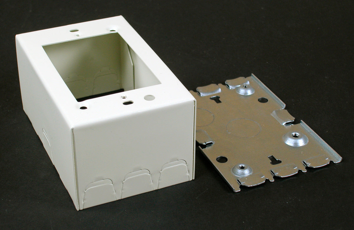 V5744S - Wiremold - V5744S One Gang Deep Switch and Receptacle Box Fitting in Ivory