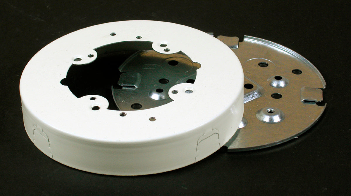V5738A - Wiremold - V5738A Solid Base Fixture Box Fitting in Ivory