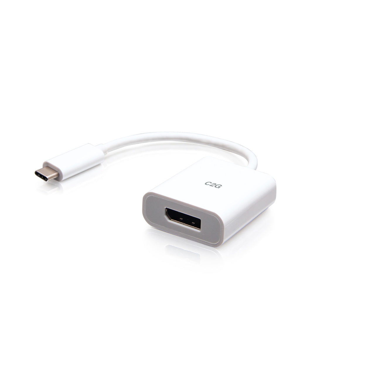 C2G26934 - C2G - USB-C to DisplayPort Adapter Converter 4K 60Hz White