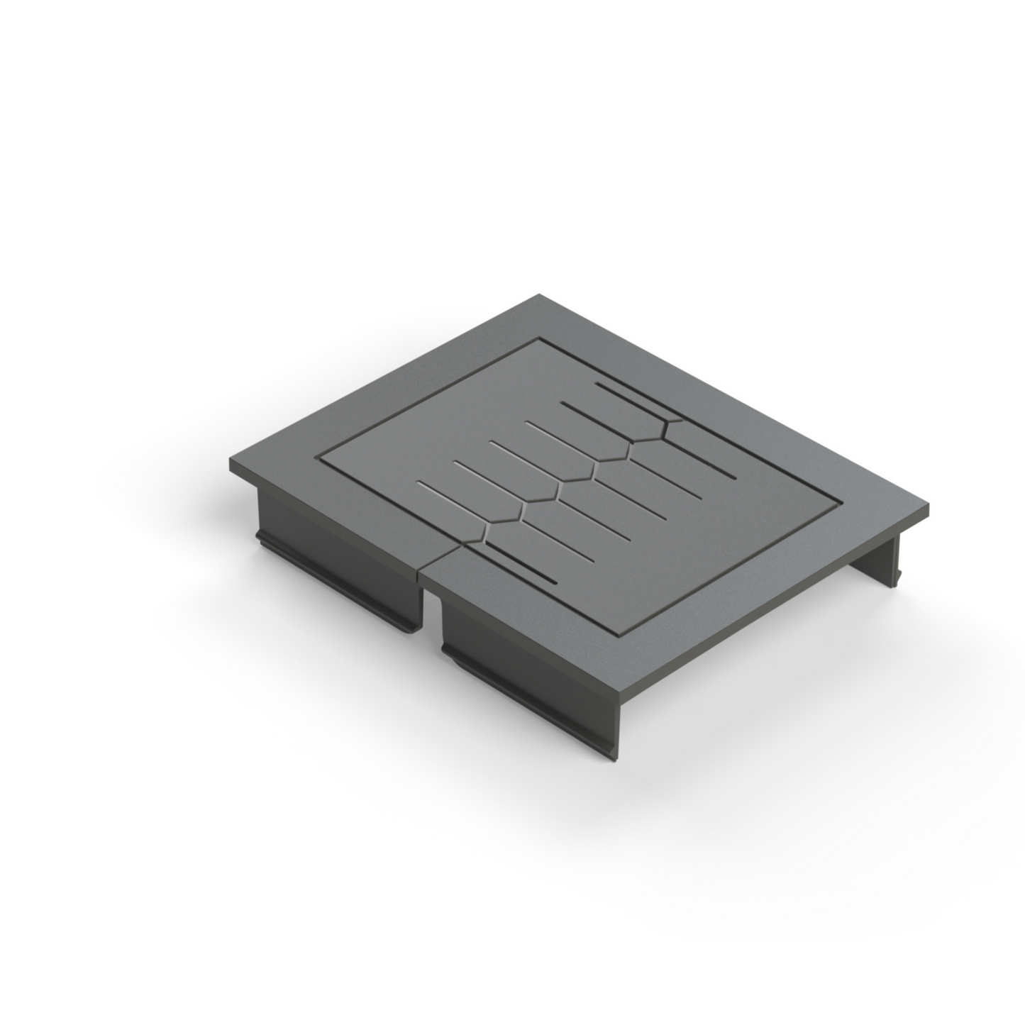 Express-Under-Carpet-Grommet-Dark-Gray - Connectrac - Express Under Carpet Grommet