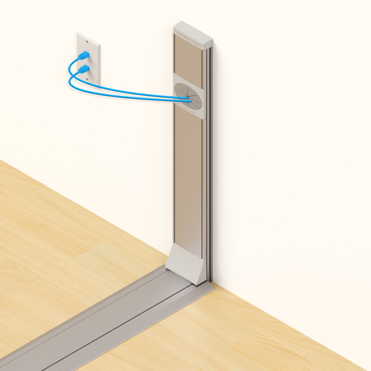 Express-Wall-Trac-2FT - Connectrac - CTXPO1ACWT02SV 2 Express Walltrac