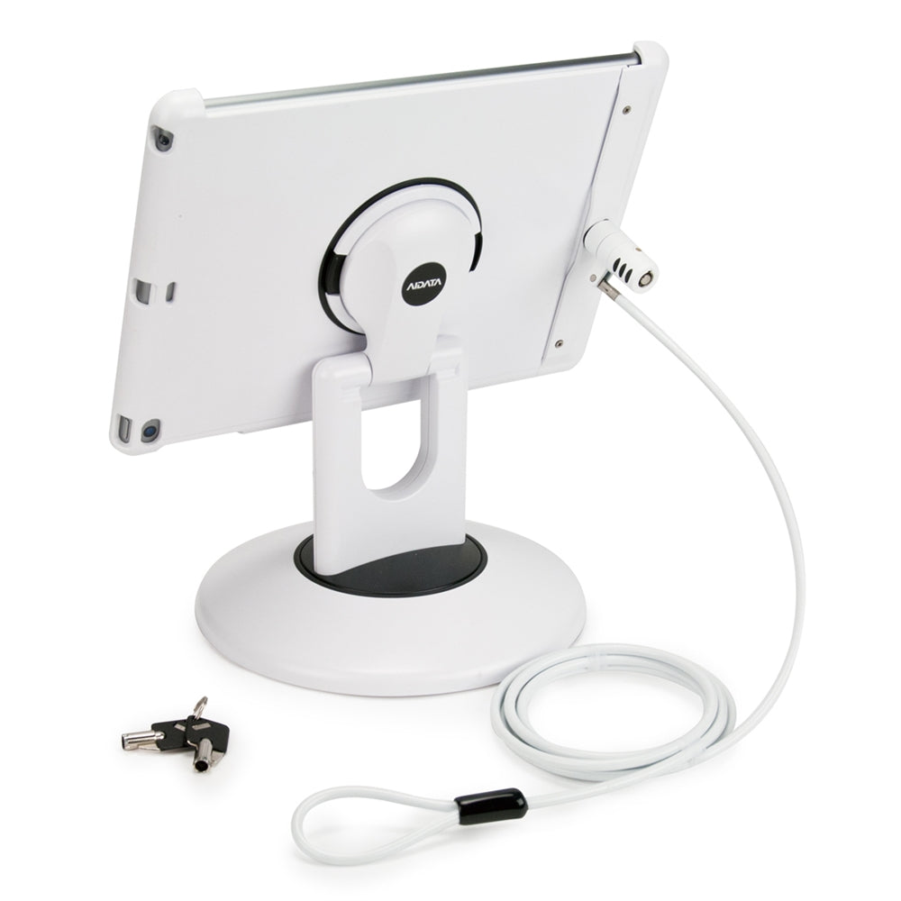 Locking ViewStation (iPad Air 1/2)(White w/Black accent)