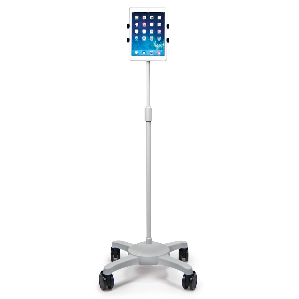 Universal Tablet Mobile ViewStand w/Locking Casters (Gray)