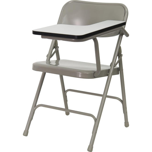 Premium Steel Folding Chair with Left Handed Tablet Arm