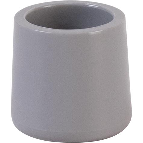 Grey Replacement Foot Cap for Plastic Folding Chairs