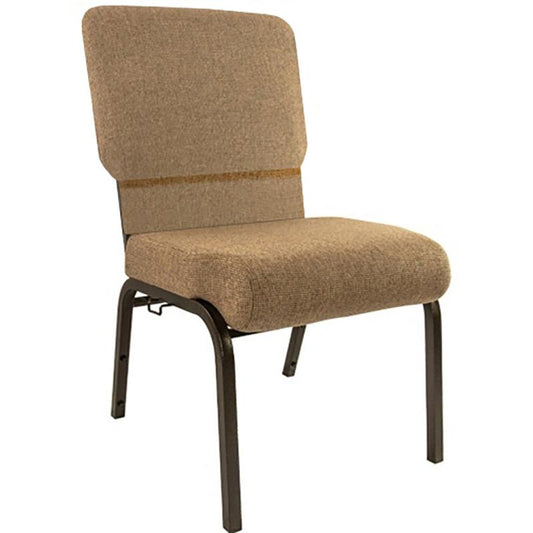 Advantage Mixed Tan Church Chair 20.5 in. Wide