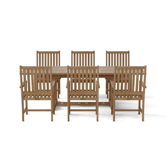 Rectangular Extension Dining 7 Piece Set