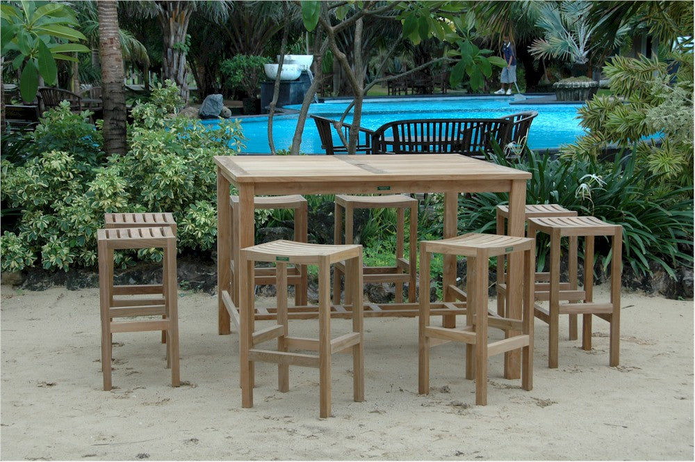 New Montego Chairs and Bar Table 9 Piece Set