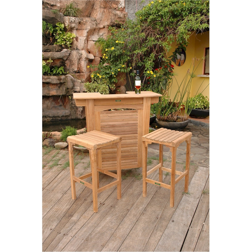 Montego Chairs and Bar Table 3 Piece Set