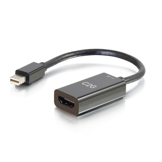 CG54430 - C2G - 8in Mini DisplayPort Male to HDMI Female Passive Adapter Converter 4K 30Hz