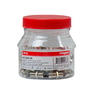 AC300650 - On-Q - 1 GHz Nickel FCoupler 50 Pack