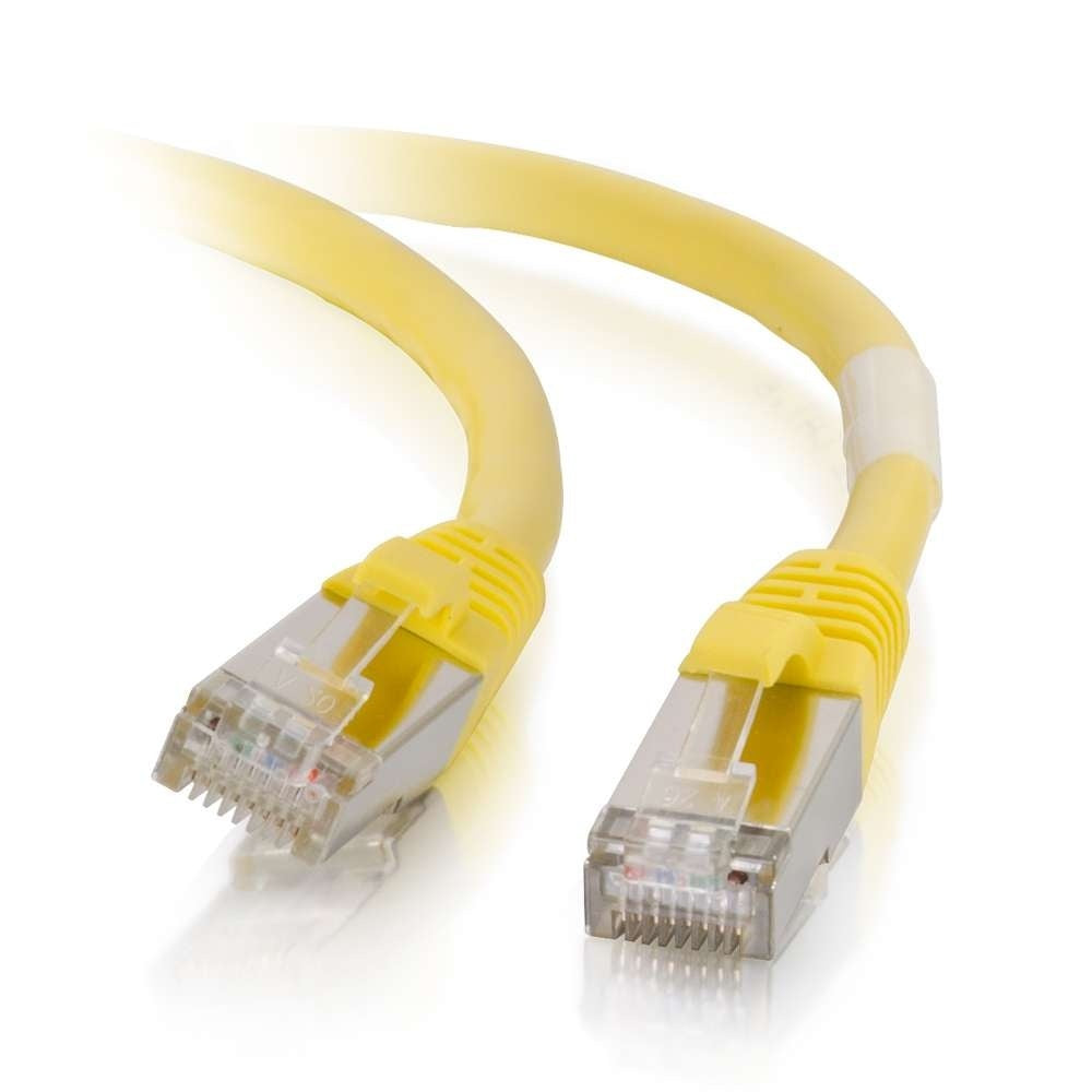 CG00871 - C2G - 15ft Cat6 Snagless Shielded STP Ethernet Network Patch Cable Yellow