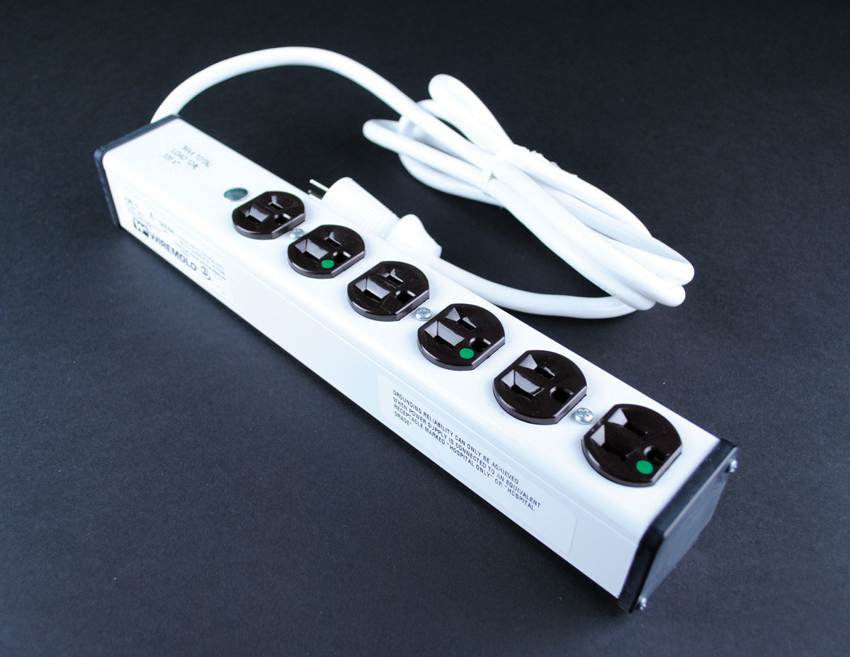 ULM6-6 - Wiremold - ULM66 PlugIn Outlet Center Unit APPROVED for Patient Care areas