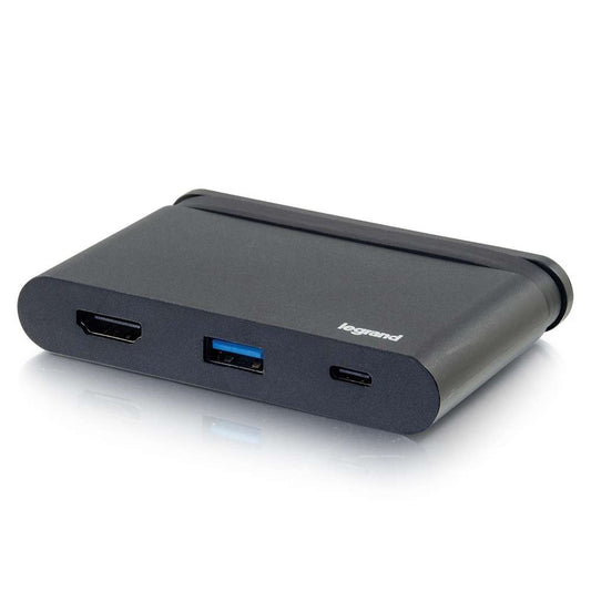 CG26915 - C2G - USB-C 3in1 Mini Dock with HDMI USB-A and Power Delivery up to 100W 4K 30Hz