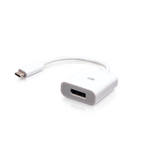 C2G26934 - C2G - USB-C to DisplayPort Adapter Converter 4K 60Hz White
