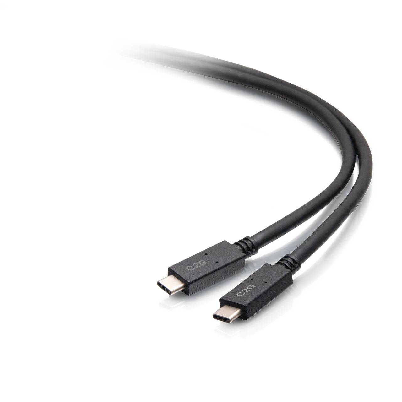 C2G28883 - C2G - 65ft 2m USB-C Male to USB-C Male Cable 20V 3A USB 3.2 Gen 1 5Gbps