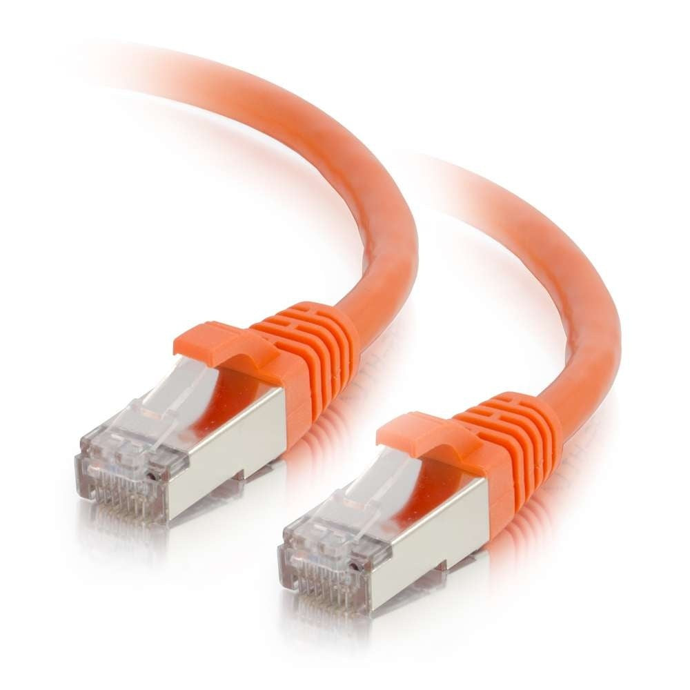 CG00880 - C2G - 5ft Cat6 Snagless Shielded STP Ethernet Network Patch Cable Orange