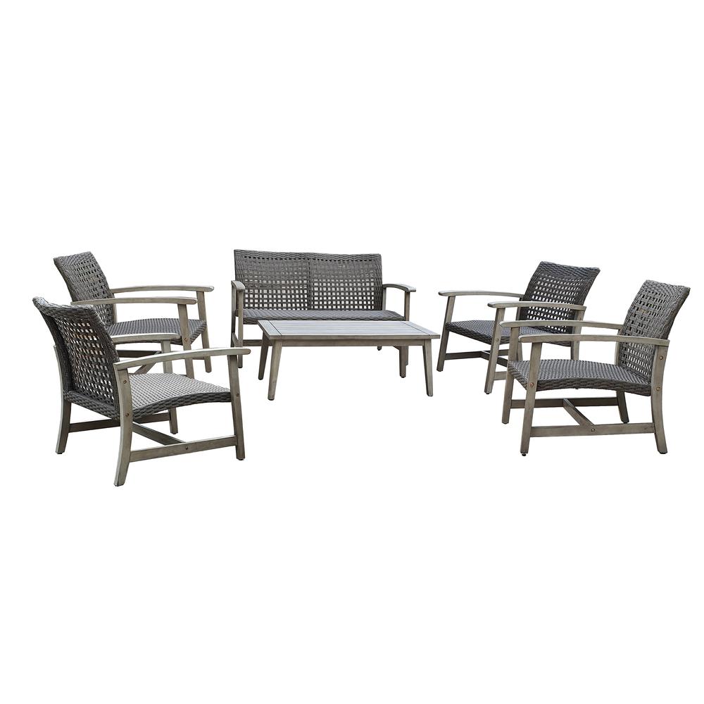 Monterosso 6 Piece Sofa Seating Set