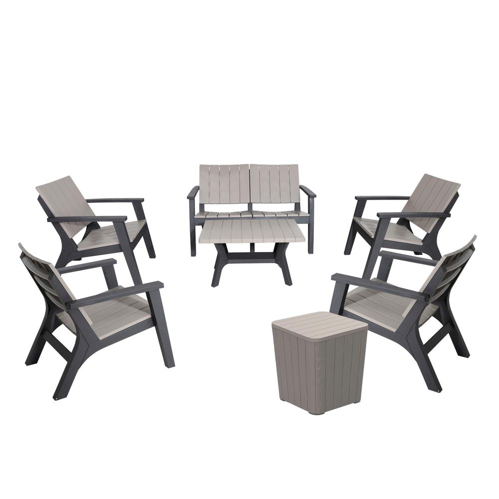 Enzo 7 Piece Patio Sofa Seating Set