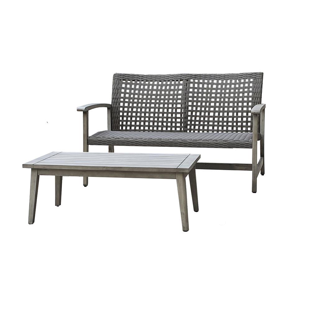 Monterosso 2 Piece Sofa and Table Seating Set