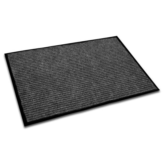 Doortex Ribmat, Indoor Entrance Mat, Charcoal Gray, Rectangular, Size 36" x 48"