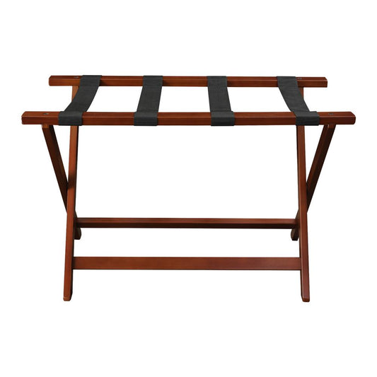 Heavy Duty 30" Extra Wide Luggage Rack - Walnut