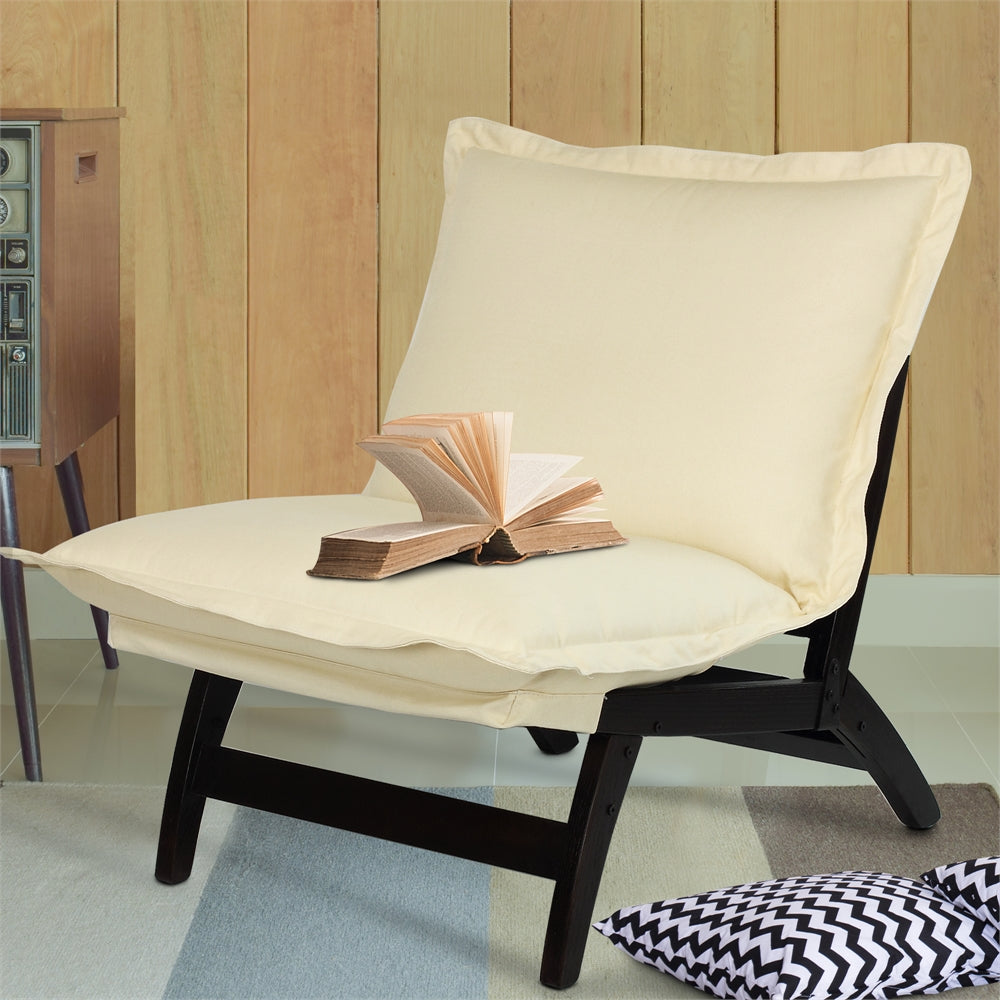 Casual Folding Lounger Chair-Espresso