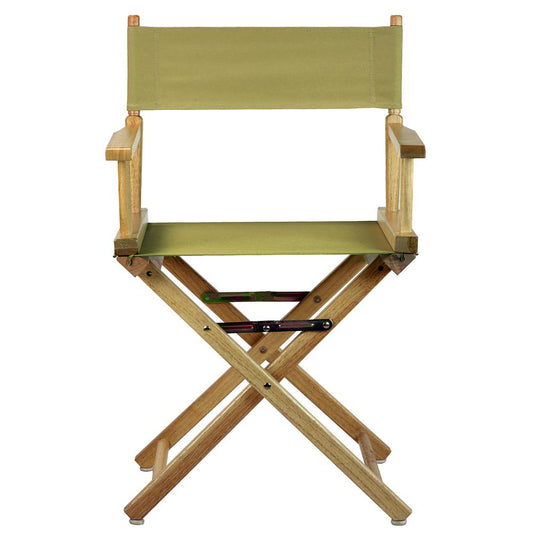 18" Director's Chair Natural Frame-Olive Canvas