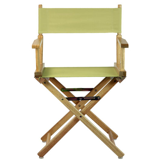 18" Director's Chair Natural Frame-Sage Canvas