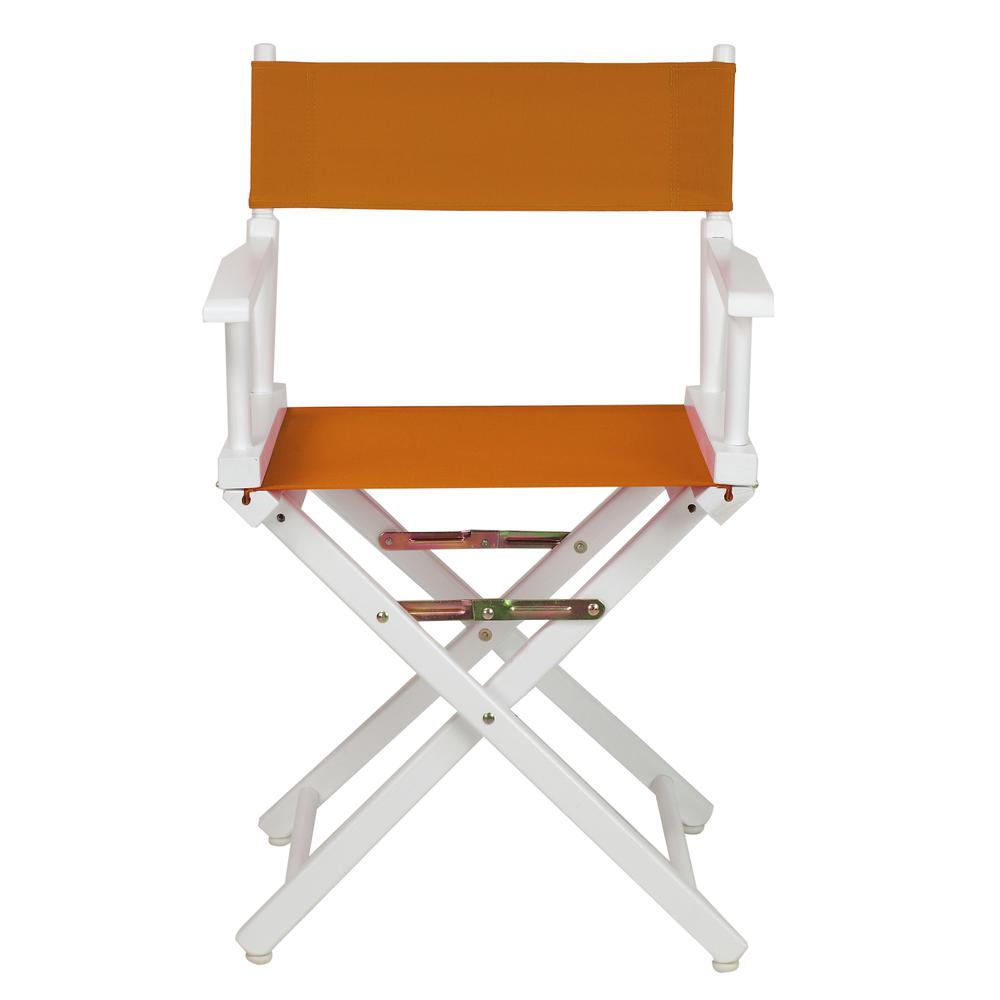 18" Director's Chair White Frame-Mango Canvas