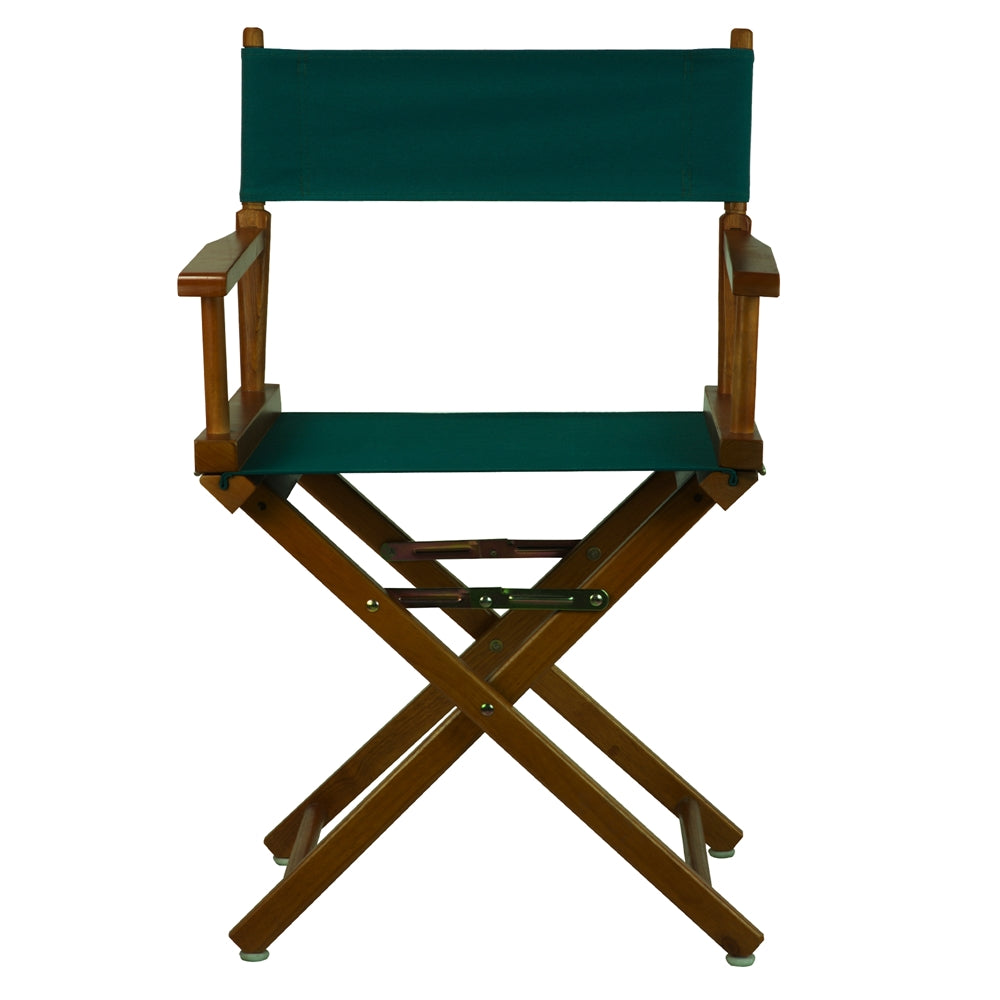 18" Director's Chair Honey Oak Frame-Hunter Green Canvas