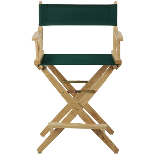 American Trails Extra-Wide Premium 24"  Directors Chair Natural Frame W/Hunter Color Cover