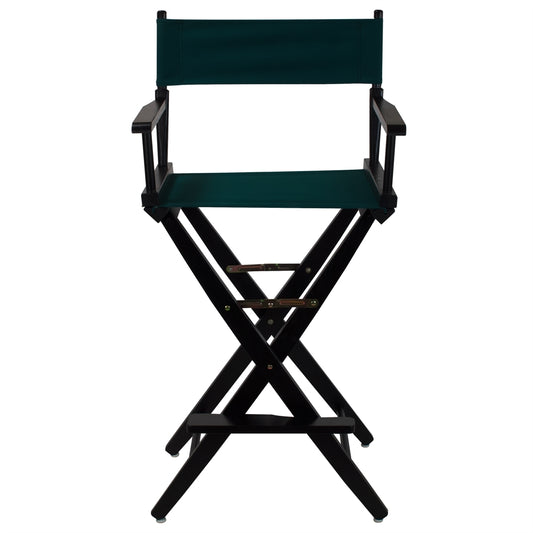 American Trails Extra-Wide Premium 30"  Directors Chair Black Frame W/Hunter Green Color Cover