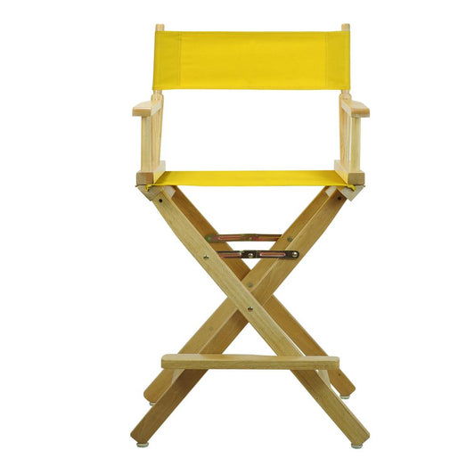 24" Director's Chair Natural Frame-Gold Canvas