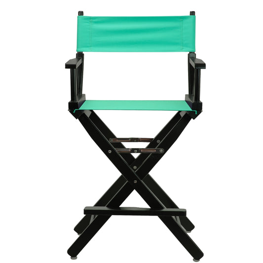 24" Director's Chair Black Frame-Teal Canvas