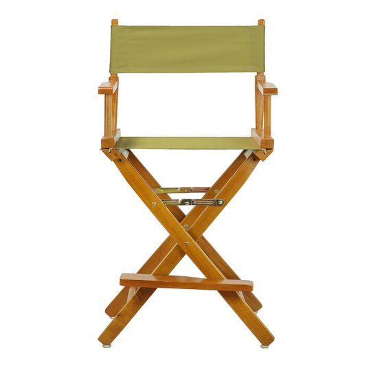 24" Director's Chair Honey Oak Frame-Olive Canvas