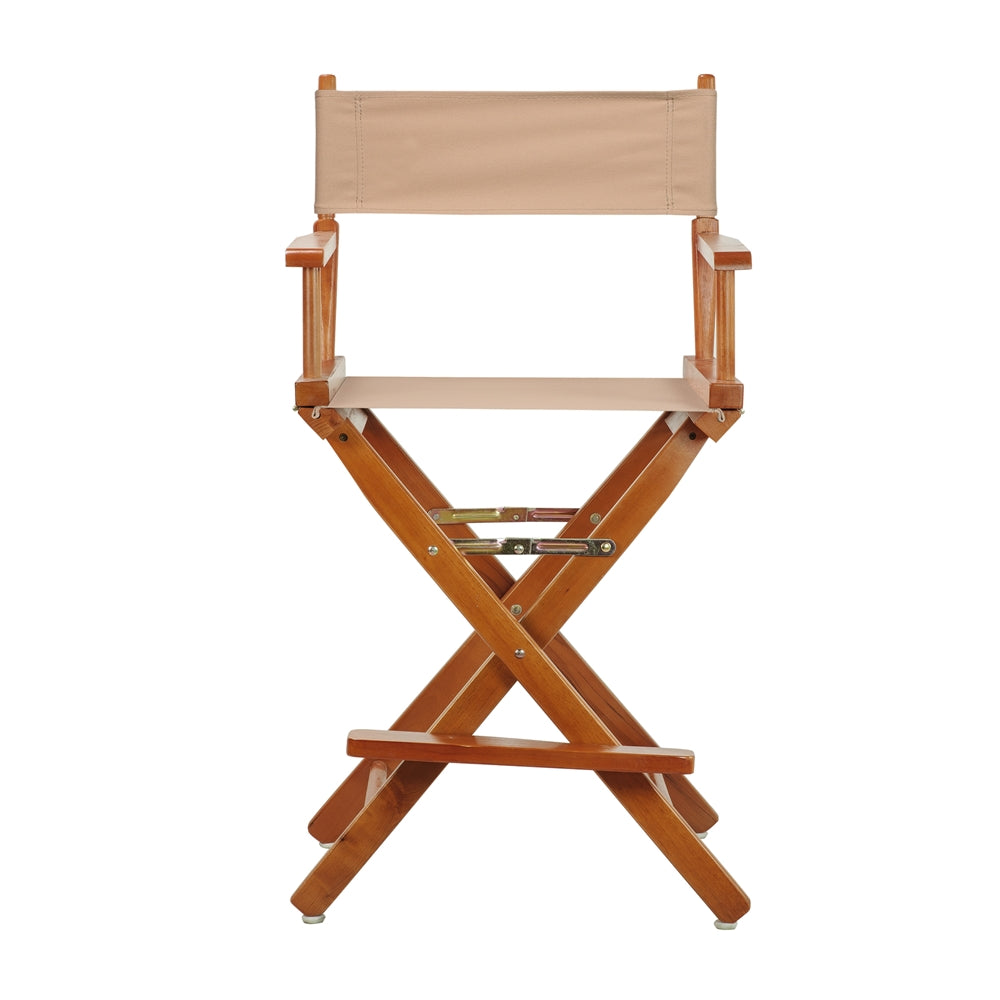 24" Director's Chair Honey Oak Frame-Tan Canvas