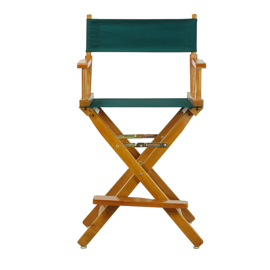 24" Director's Chair Honey Oak Frame-Hunter Green Canvas