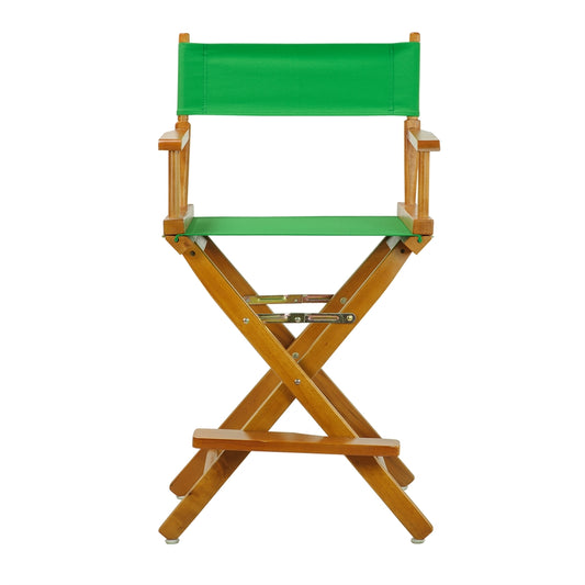 24" Director's Chair Honey Oak Frame-Green Canvas