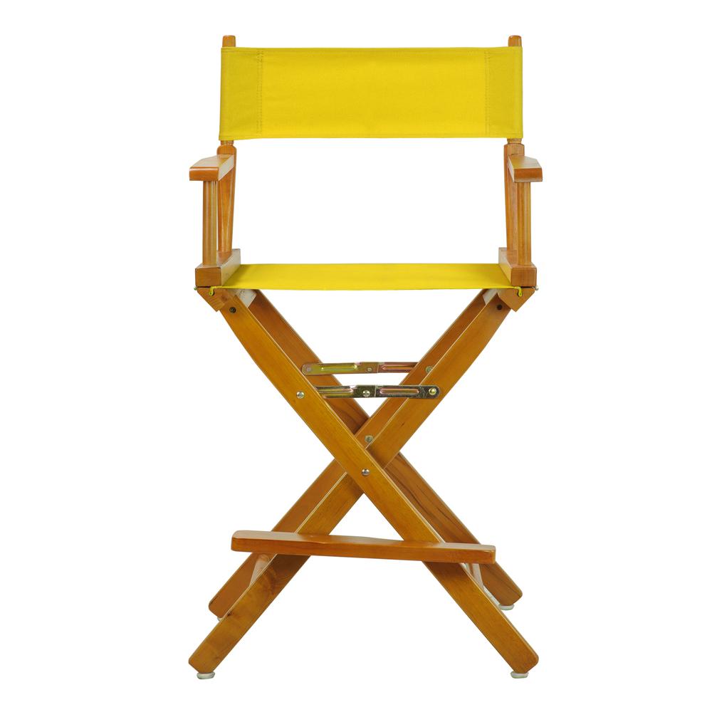 24" Director's Chair Honey Oak Frame-Gold Canvas