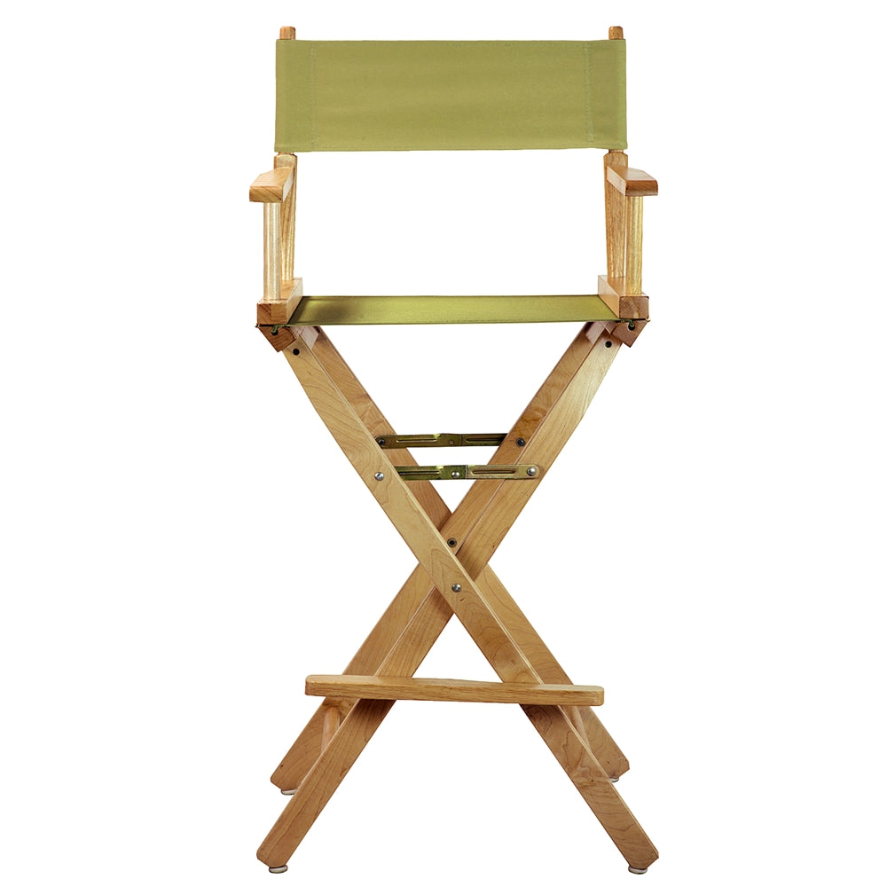 30" Director's Chair Natural Frame-Olive Canvas