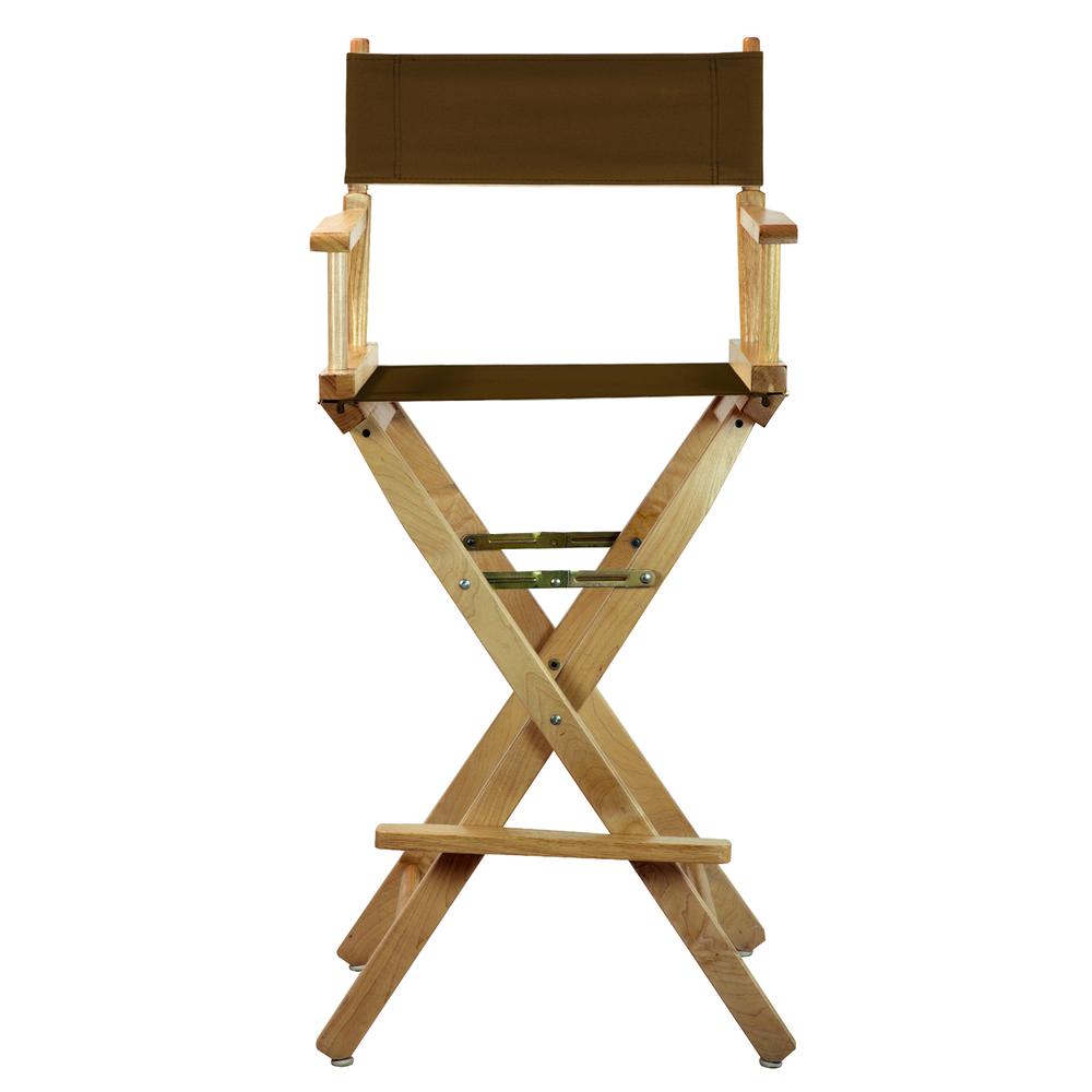 30" Director's Chair Natural Frame-Brown Canvas