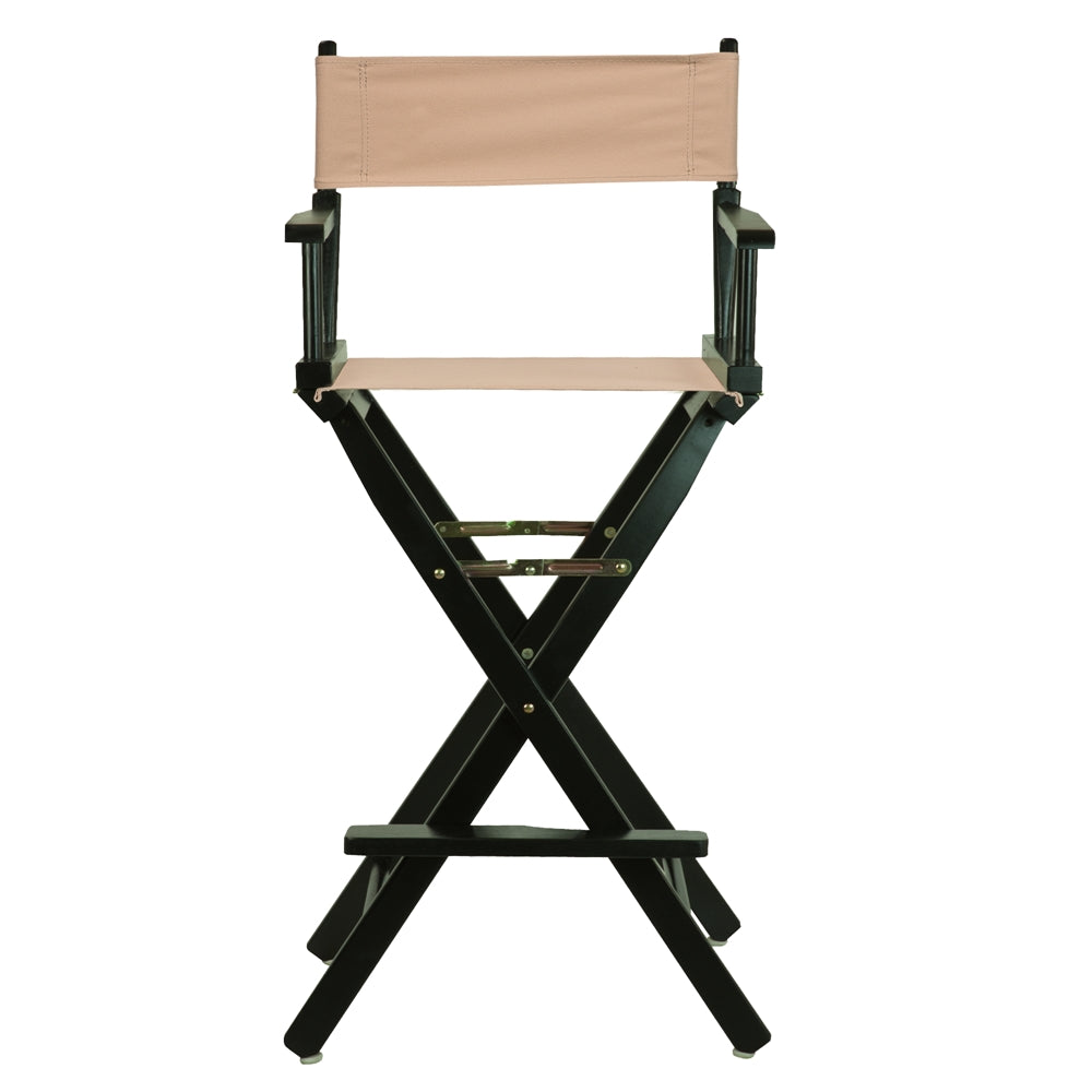 30" Director's Chair Black Frame-Tan Canvas