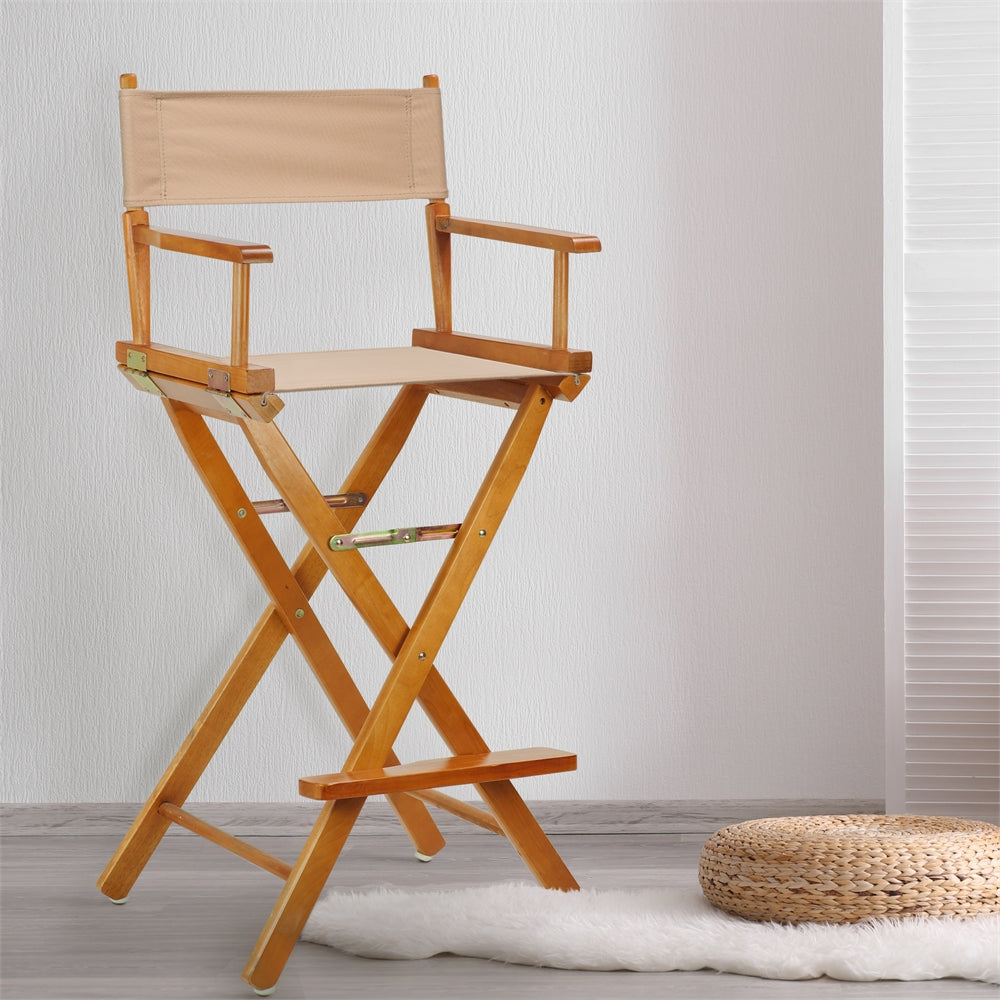 30" Director's Chair Honey Oak Frame-Tan Canvas