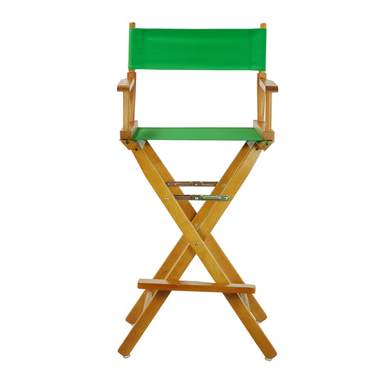 30" Director's Chair Honey Oak Frame-Green Canvas