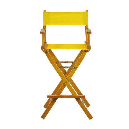 30" Director's Chair Honey Oak Frame-Gold Canvas