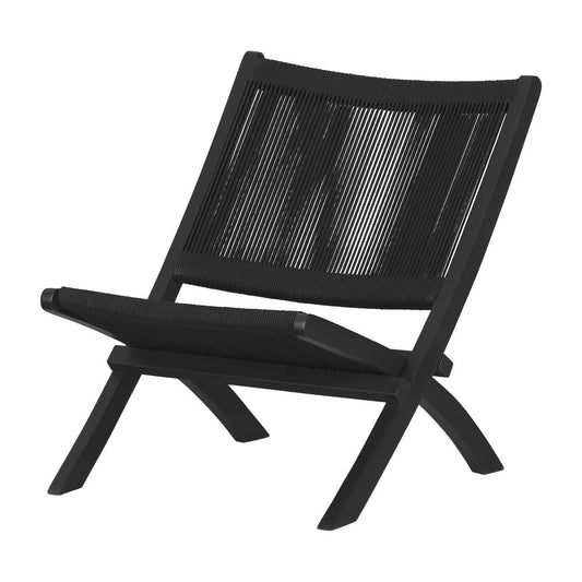 Agave Lounge Chair, Black