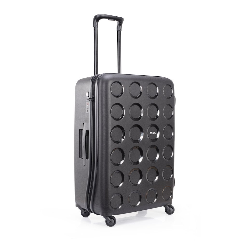 Vita Medium Spinner Upright Suitcase, Matte Black