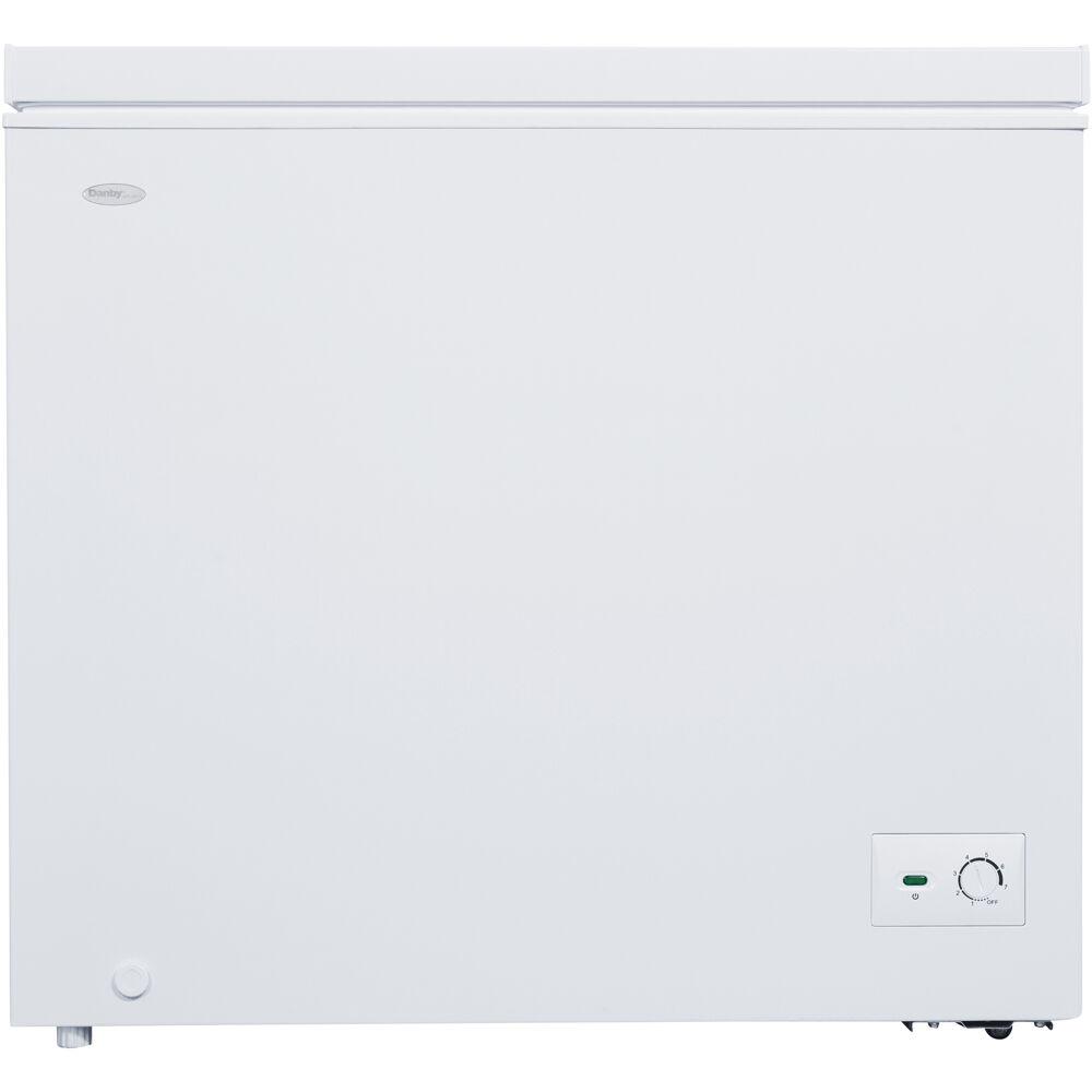 8.7 cuft Chest Freezer, 1 Basket, Up Front Temperature Control