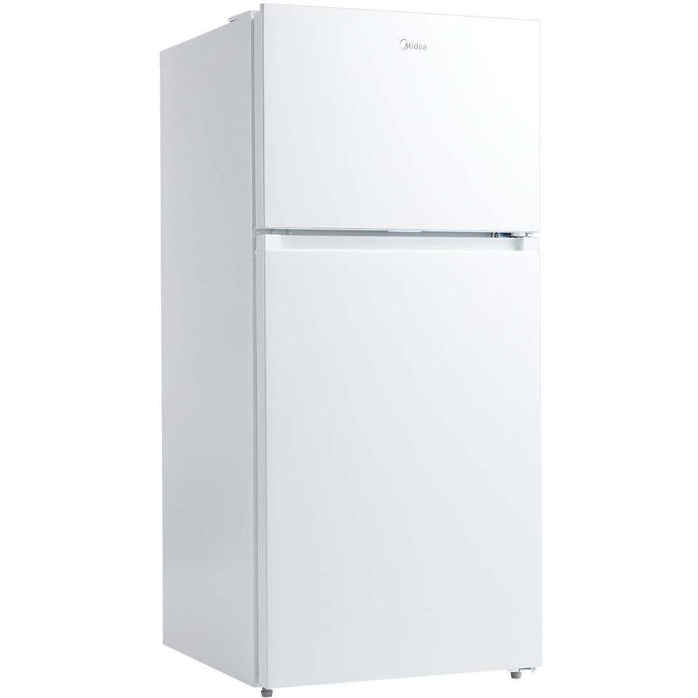 14 CF Top Mount Refrigerator, Glass Shelves, Ice Maker Ready, ESTAR